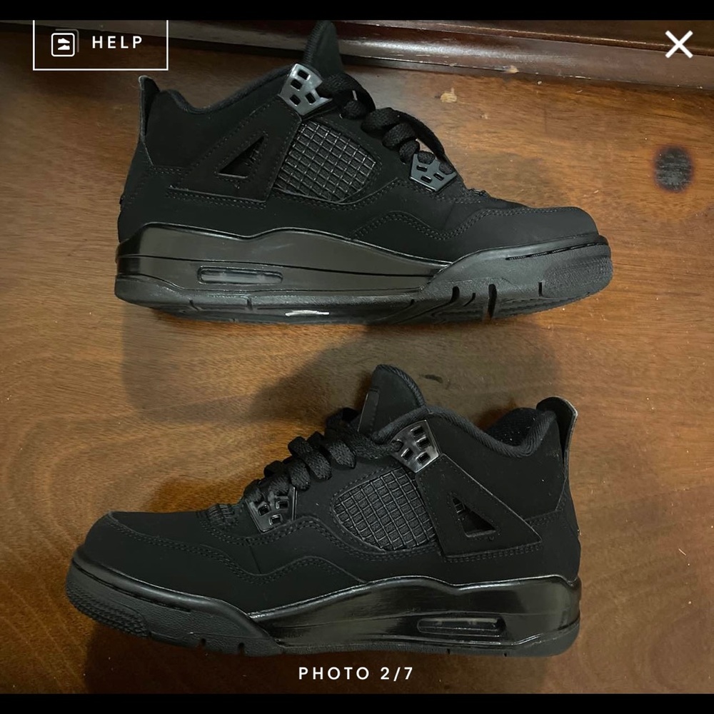 AJ 4 Retro Blackcat Size 5.5y